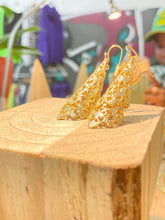 Gold chandelier Earrings