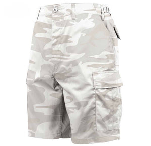 White Camouflage Shorts